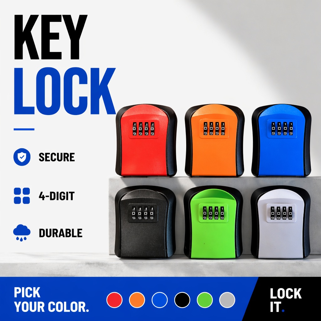 Wall Mount Waterproof Key Stor - đánh giá và giá Home Security Box