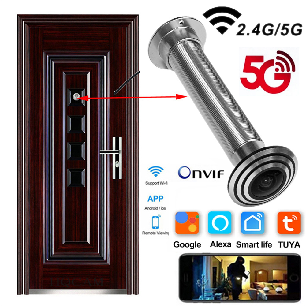 16mm Door Wifi Eye Camera 5G 2 - đánh giá và giá Home Security Front Door Camera